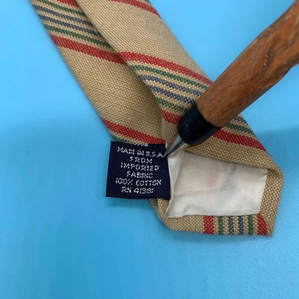 Vintage Polo by Ralph Lauren Striped Pony Logo Preppy Men's Classic Neck Tie